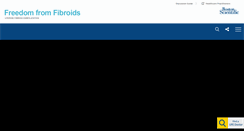 Desktop Screenshot of freedomfromfibroids.com